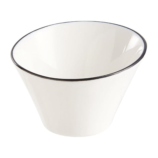 Arcoroc Appetizer Ludico Bowls Black Line 95mm (24 Pack) jk529