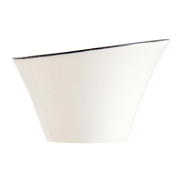 Arcoroc Appetizer Ludico Bowls Black Line 95mm (24 Pack) jk529