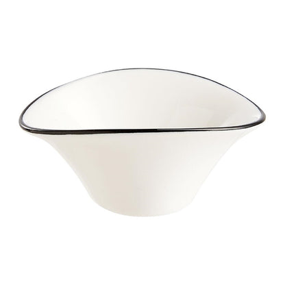Arcoroc Appetizer Ludico Deep Bowls Black Line 100mm (24 Pack) jk530