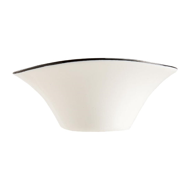 Arcoroc Appetizer Ludico Deep Bowls Black Line 100mm (24 Pack) jk530