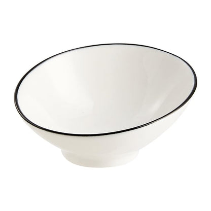 Arcoroc Appetizer Ludico Dishes Black Line 95mm (24 Pack) jk531