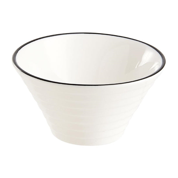 Arcoroc Appetizer Spiral Dishes Black Line 85mm (24 Pack) jk532