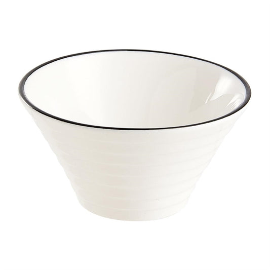 Arcoroc Appetizer Spiral Dishes Black Line 85mm (24 Pack) jk532