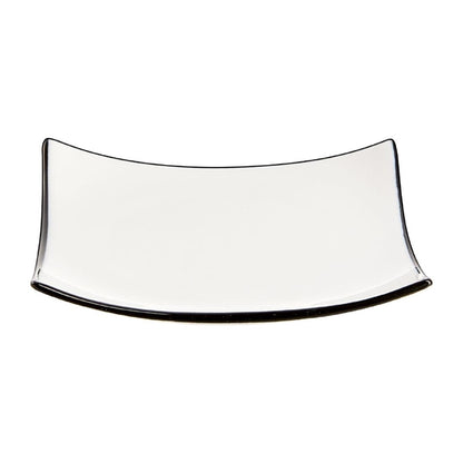 Arcoroc Appetizer Square Small Bowls Black Line 95mm (24 Pack) jk533