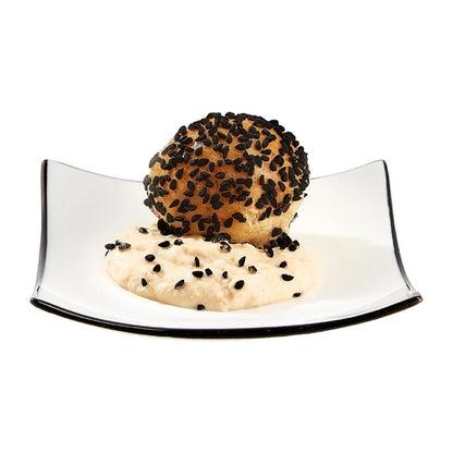 Arcoroc Appetizer Square Small Bowls Black Line 95mm (24 Pack) jk533