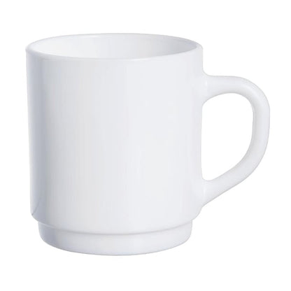 Luminarc Bock Stackable Mugs White 290ml (36 Pack) jk592