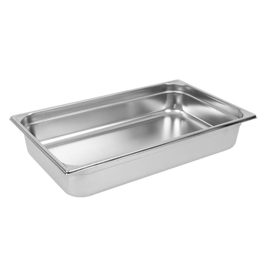 Matfer Bourgeat Stainless Steel 1/1 Gastronorm Tray 100mm k048