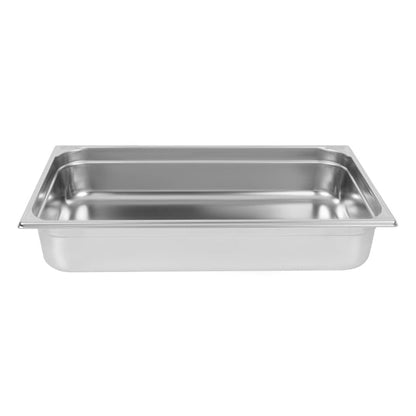 Matfer Bourgeat Stainless Steel 1/1 Gastronorm Tray 100mm k048