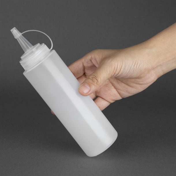 Vogue Clear Squeeze Sauce Bottle 8oz k062