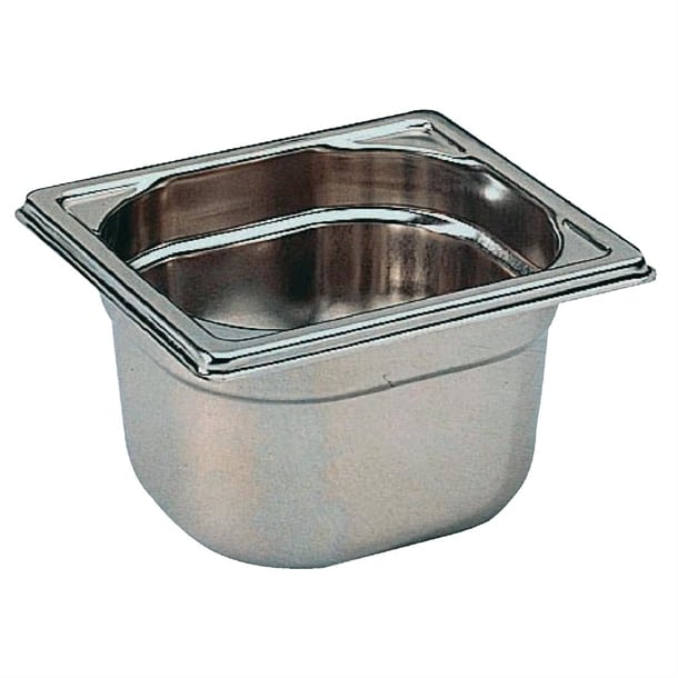Matfer Bourgeat Stainless Steel 1/6 Gastronorm Tray 200mm k073