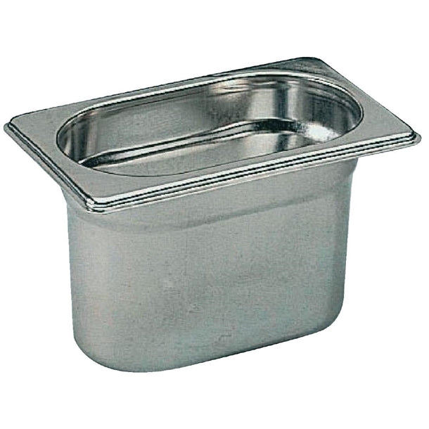 Matfer Bourgeat Stainless Steel 1/9 Gastronorm Tray 100mm k077