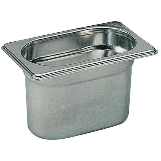 Matfer Bourgeat Stainless Steel 1/9 Gastronorm Tray 100mm k077