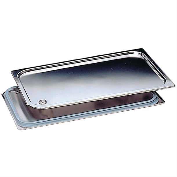 Matfer Bourgeat Stainless Steel Spill Proof 1/1 Gastronorm Lid k098
