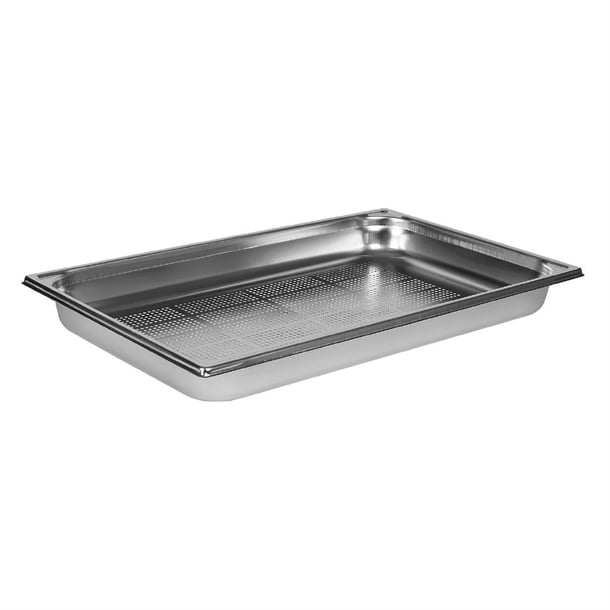 Matfer Bourgeat Stainless Steel Perforated 1/1 Gastronorm Tray 55mm k140