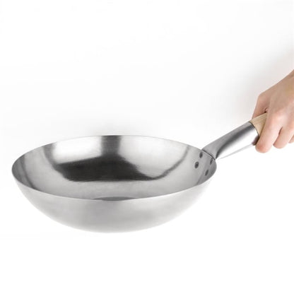 Vogue Mild Steel Flat Base Wok 254mm k295
