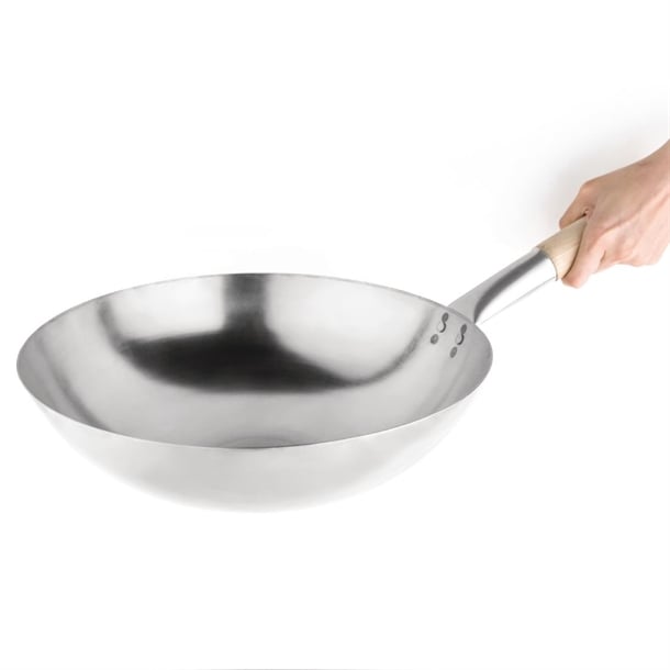 Vogue Mild Steel Round Base Wok 356mm k299