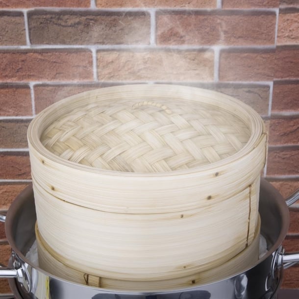 Vogue Bamboo Food Steamer 203mm k303