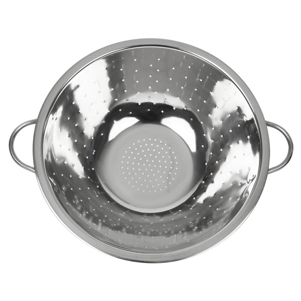 Vogue Stainless Steel Colander 14" k349