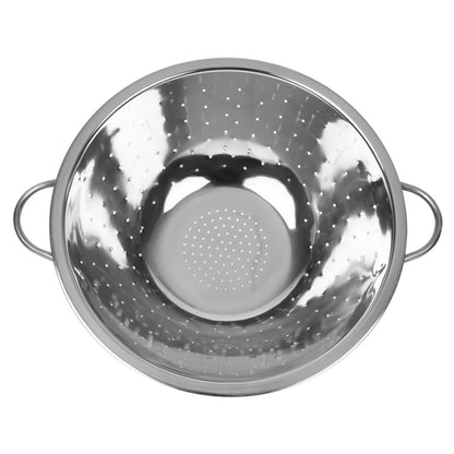 Vogue Stainless Steel Colander 14" k349