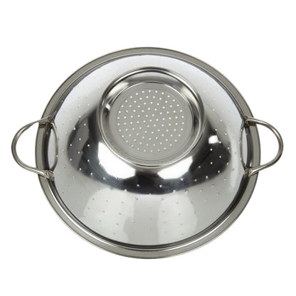 Vogue Stainless Steel Colander 14" k349