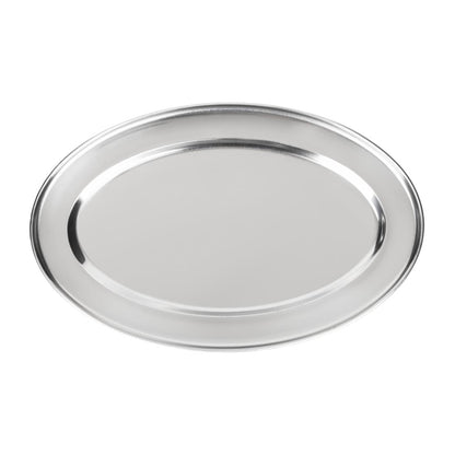 Olympia Stainless Steel Oval Serving Tray p_k360