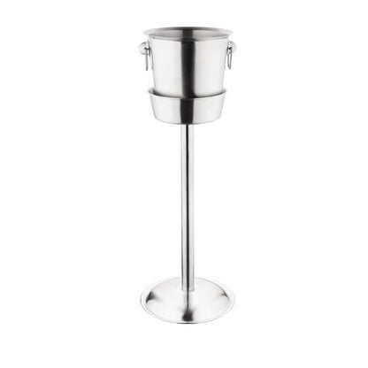 Olympia Brushed Stainless Steel Wine & Champagne Bucket Stand k407