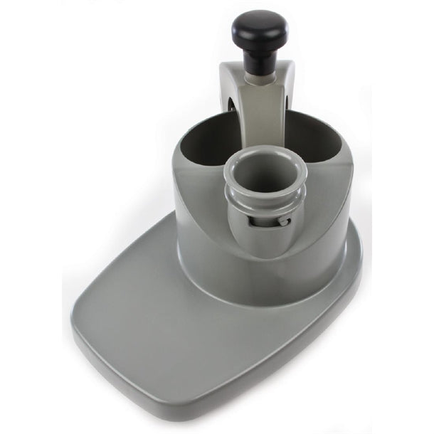 Robot Coupe Grey Rounded Feed Lid Assembly - Ref 117079 k572