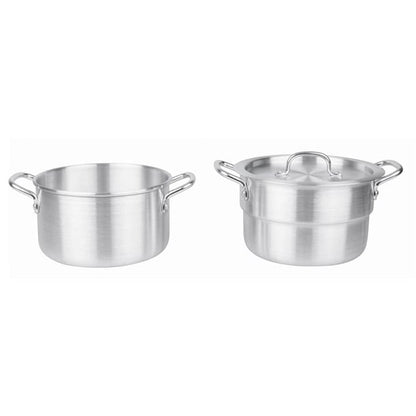 Vogue Aluminium Double Boiler Pan with Lid 24cm k643