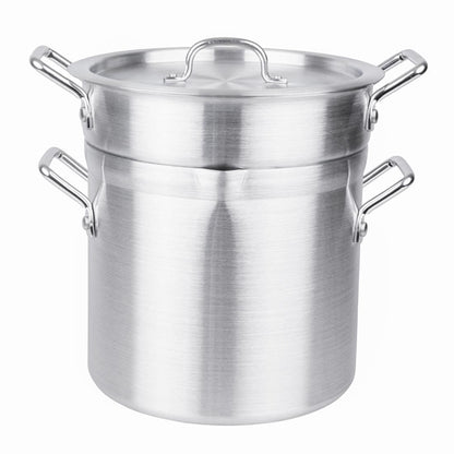 Vogue Aluminium Double Boiler Pan with Lid 28cm k645