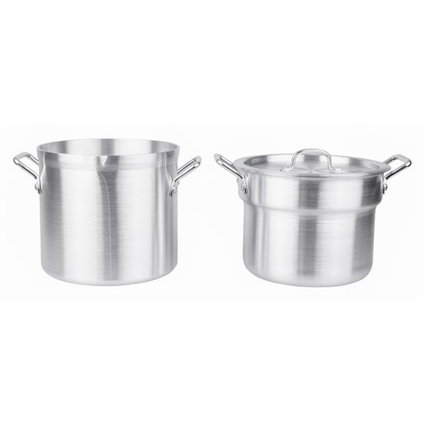 Vogue Aluminium Double Boiler Pan with Lid 28cm k645