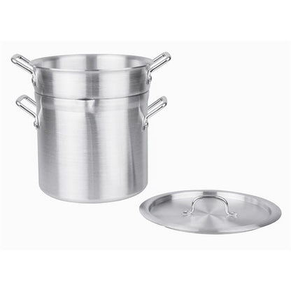 Vogue Aluminium Double Boiler Pan with Lid 28cm k645
