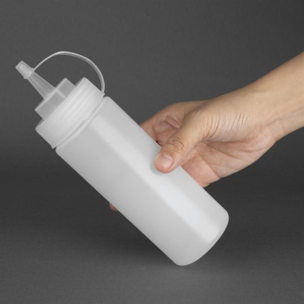 Vogue Clear Squeeze Sauce Bottle 12oz k657