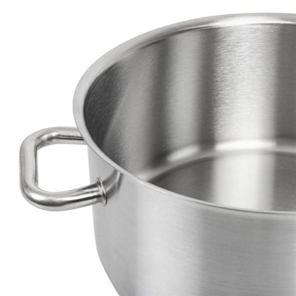 Matfer Bourgeat Excellence Stainless Steel Casserole Pan 24cm k790