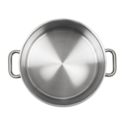 Matfer Bourgeat Excellence Stainless Steel Casserole Pan 24cm k790