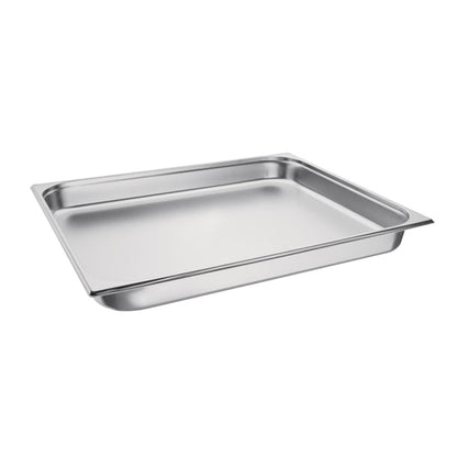 Vogue Stainless Steel 2/1 Gastronorm Tray 65mm k802
