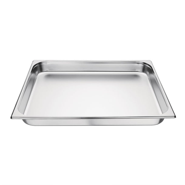 Vogue Stainless Steel 2/1 Gastronorm Tray 65mm k802