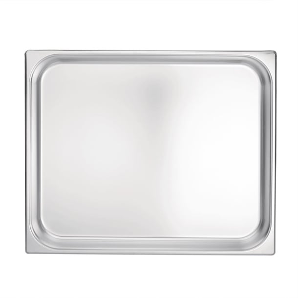 Vogue Stainless Steel 2/1 Gastronorm Tray 65mm k802