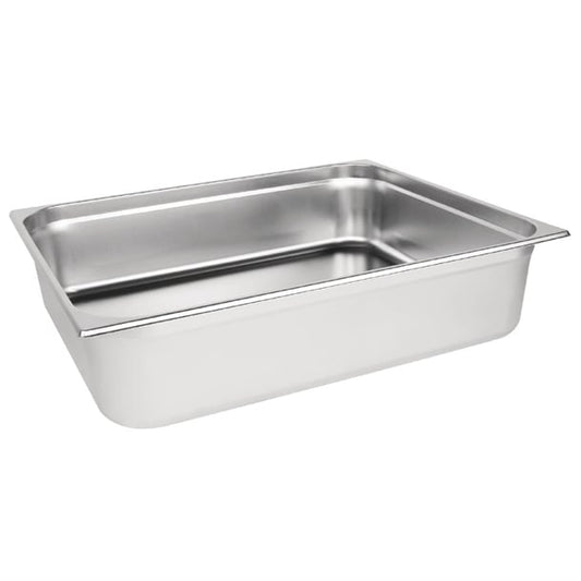 Vogue Stainless Steel 2/1 Gastronorm Tray 150mm k807