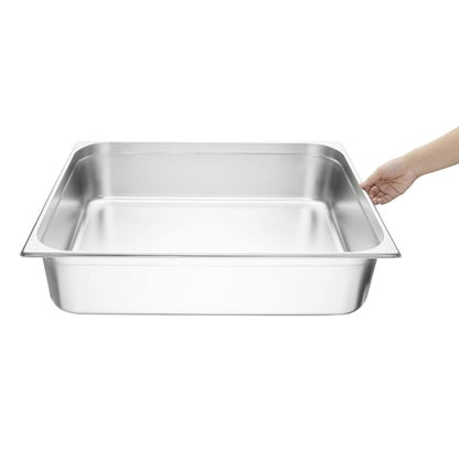 Vogue Stainless Steel 2/1 Gastronorm Tray 150mm k807