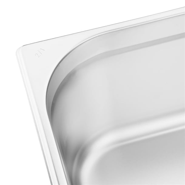 Vogue Stainless Steel 2/1 Gastronorm Tray 150mm k807