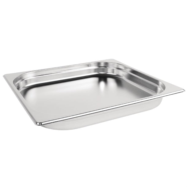 Vogue Stainless Steel 2/3 GN Pan 40mm k810