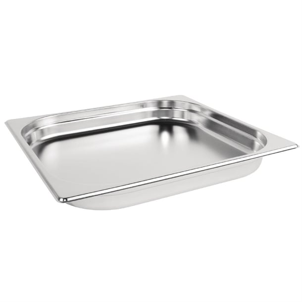 Vogue Stainless Steel 2/3 GN Pan 40mm k810
