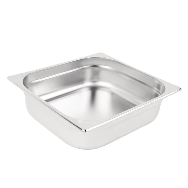 Vogue Stainless Steel 2/3 Gastronorm Tray 100mm k812