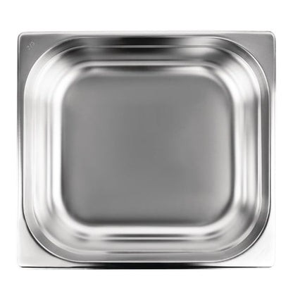 Vogue Stainless Steel 2/3 Gastronorm Tray 100mm k812