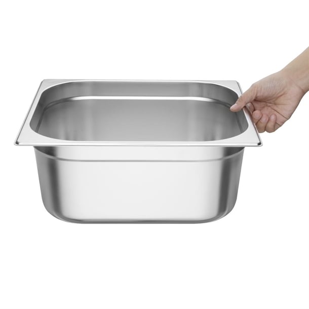 Vogue Stainless Steel 2/3 Gastronorm Tray 150mm k814