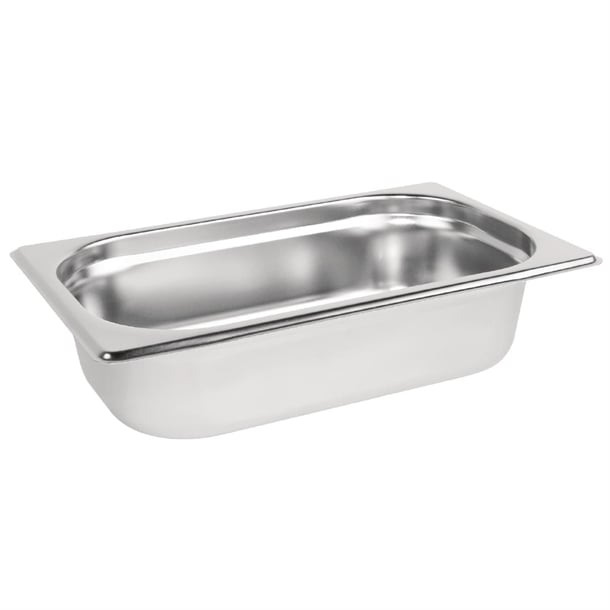 Vogue Stainless Steel 1/4 Gastronorm Tray 65mm k818