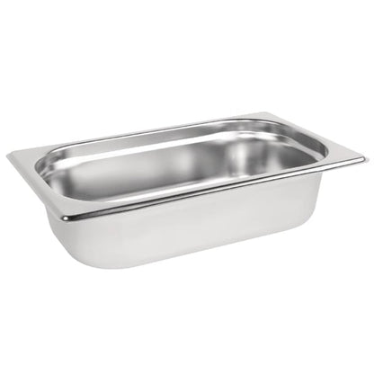 Vogue Stainless Steel 1/4 Gastronorm Tray 65mm k818
