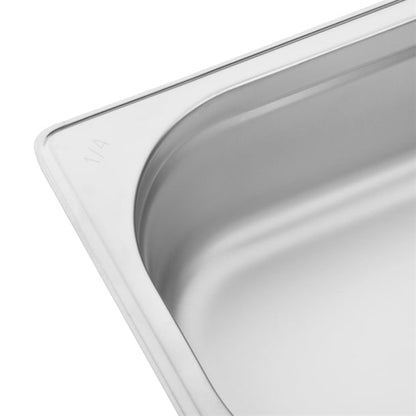 Vogue Stainless Steel 1/4 Gastronorm Tray 65mm k818