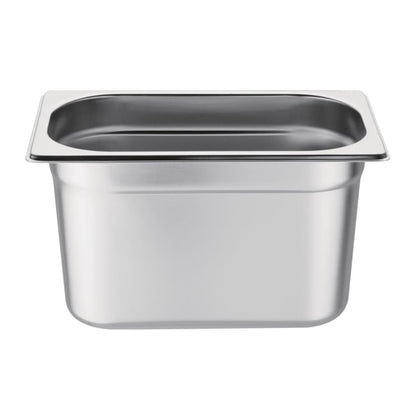 Vogue Stainless Steel 1/4 Gastronorm Tray 150mm k820