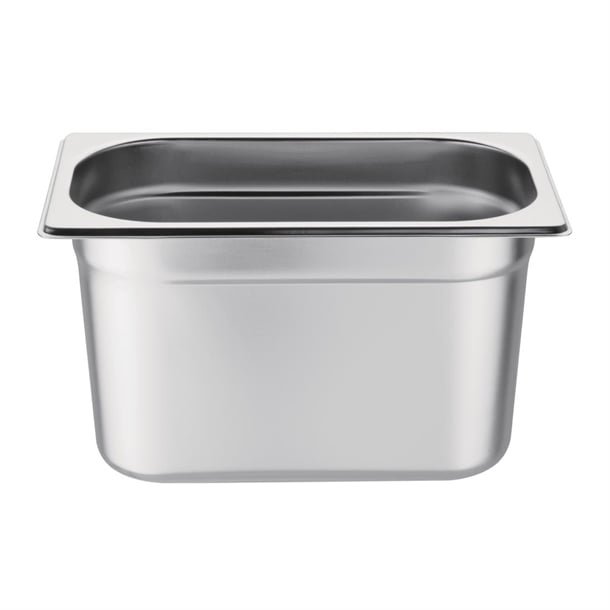 Vogue Stainless Steel 1/4 Gastronorm Tray 150mm k820